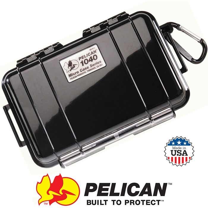 1040 Micro CS No Foam BK Empty Case Black Compact Storage