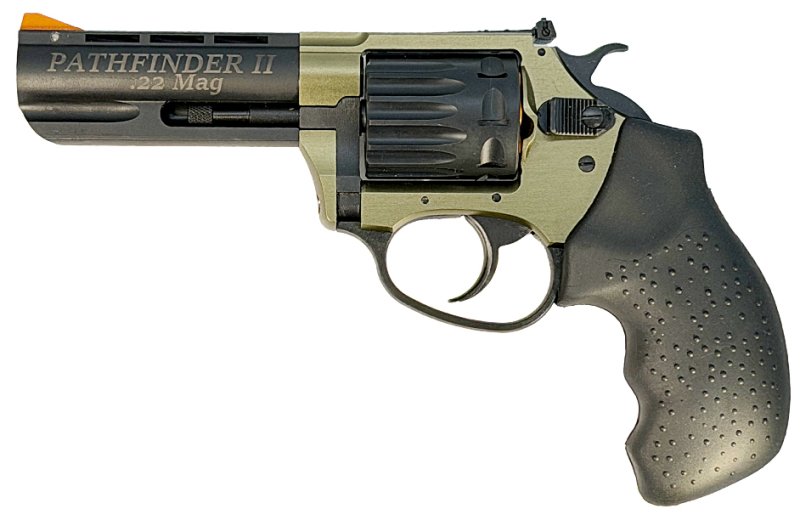 Charter Arms Pathfinder II .22 WMR 3.5 In OD Green 8-Rounds