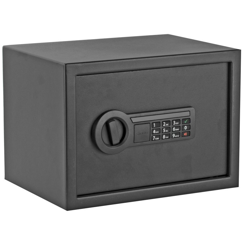 Stack-On PS-1814-E Personal Safe Electronic Keypad Matte Black Steel