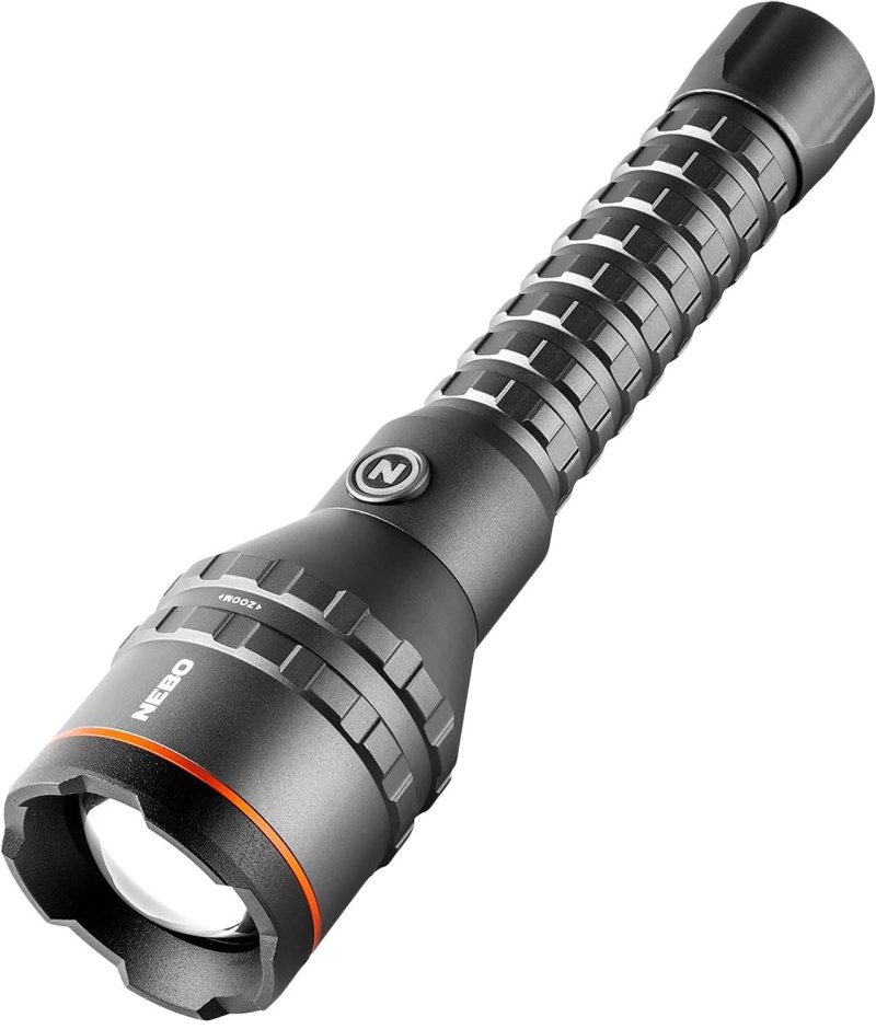 NEBO NEBFLT1029 Davinci 10000L Flashlight Gray USB-C Rechargeable LED