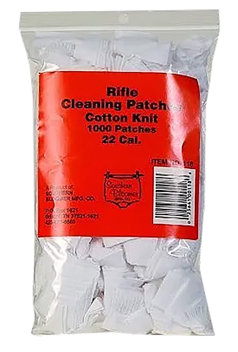 Southern Bloomer .22 Caliber Cleaning Patches Cotton 1000 Count