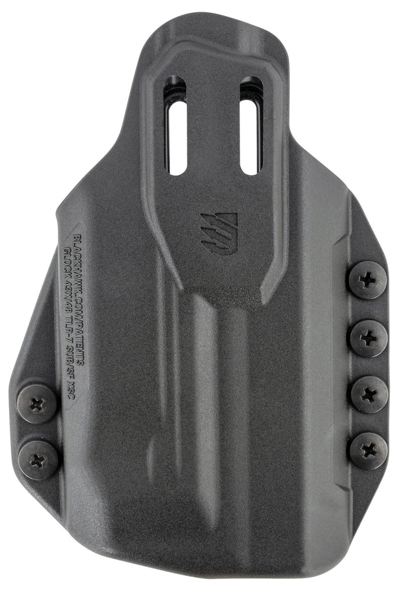 Blackhawk Stache IWB Base Kit Glock 43X-48 416476BK SFX SCSLTLR-7