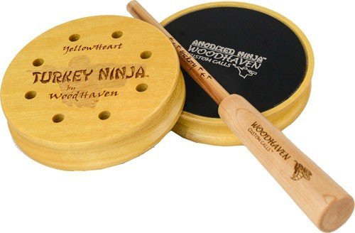 Woodhaven WH086 Anodized Ninja Friction Call Aluminum/Wood Black/Natural