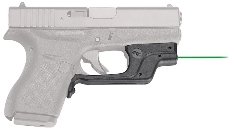 Crimson Trace LG-443G Laserguard Green Laser for Glock 42/43 0.50" AT 50 FT
