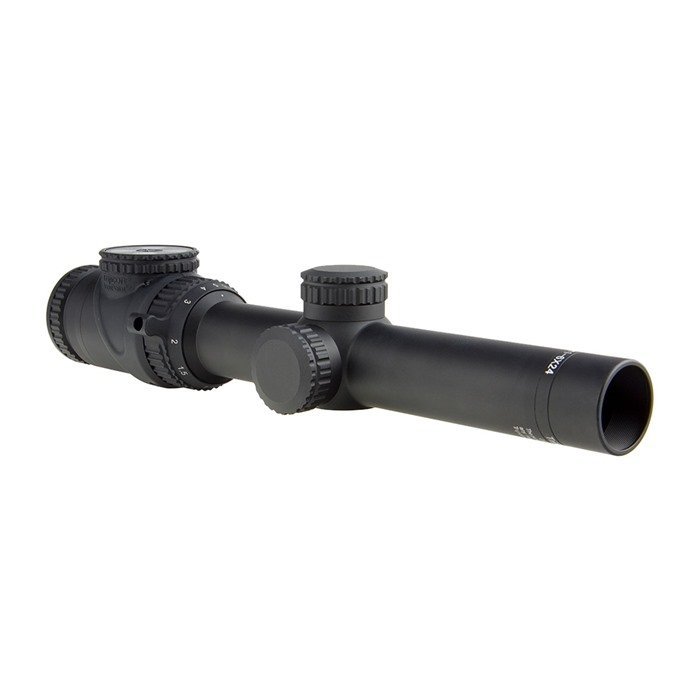 Trijicon 200083 AccuPoint 1-6x24mm SFP Green German #4 Crosshair Scope