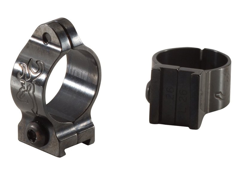 Browning 12345 Scope Rings Matte Black High 1 In 1 In Diameter