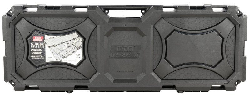 MTM Case-Gard RC42T Tactical Rifle Case 42" Black, Holds 2 Rifles