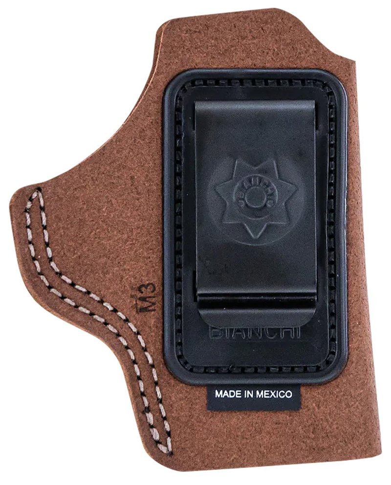 Bianchi 6 Waistband Holster Natural Suede Size 03 Right Hand 10376