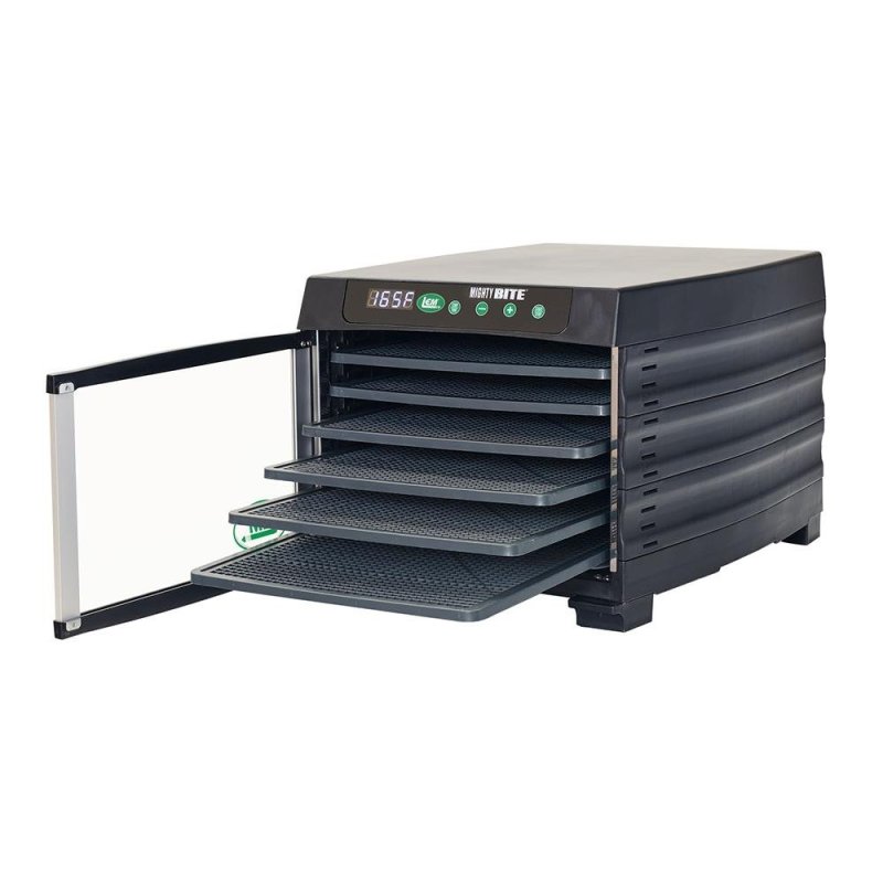 DNZ Products MightyBite 6-Tray Dehydrator 800W Digital Timer 1729