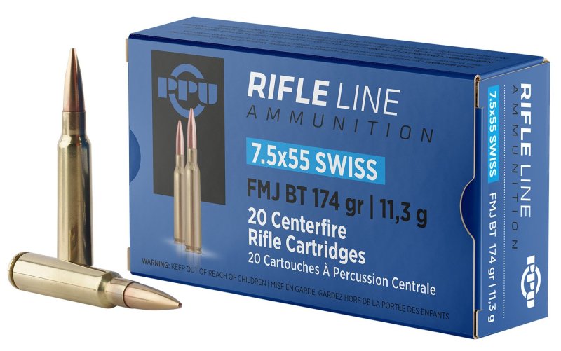 Prvi Partizan PP7SF 7.5x55mm Swiss 174gr FMJ BT 20 Rounds