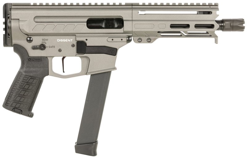 CMMG 99A68A2TNG Dissent MKGS 9mm Luger 33+1 6.50" Tungsten Gray Rec...