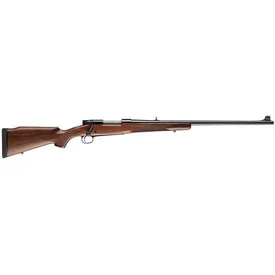 Winchester Model 70 Alaskan 375 H&H Mag Bolt Action Rifle, 3+1 Capacity, 25" Barrel, Matte Finish, Satin Walnut Stock