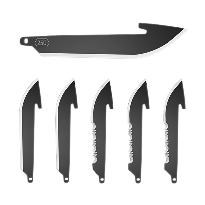 Outdoor Edge Carry Drop Point Combo 2.5 In Black 6 Blades