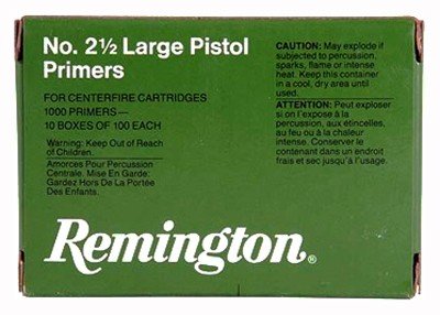 REMINGTON PRIMERS LARGE PISTOL 5000 PACK