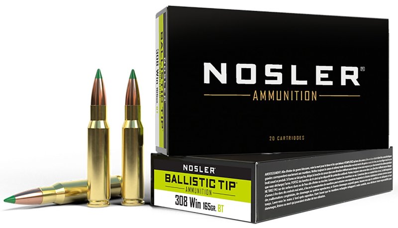 Nosler Ballistic Tip 308 Winchester 165gr Ammo 20 Rounds 40063