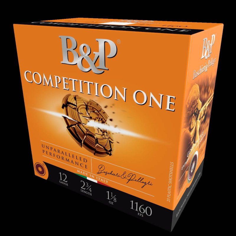 B&P Competition 1 12GA 2-3/4in 1-1/8oz #9 1160FPS 25rd 10bx