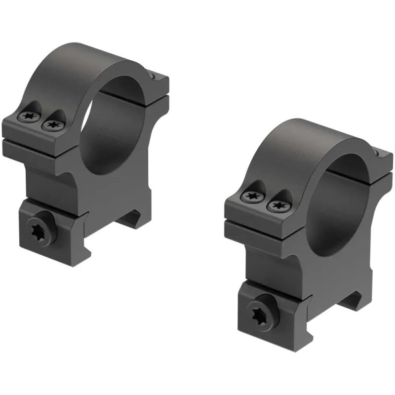Leupold Open Range Cross-Slot 1in High Matte Black Scope Rings 180945 1"