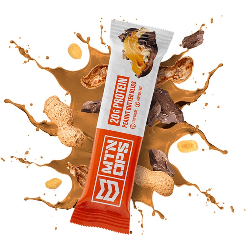 MTN OPS Protein Bar Peanut Butter Bliss 10pk 20g Protein