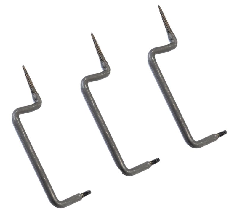 Stealth Cam STCTS3PK Tree Screw Mounts 1/4"-20 Thread Black 3-Pack