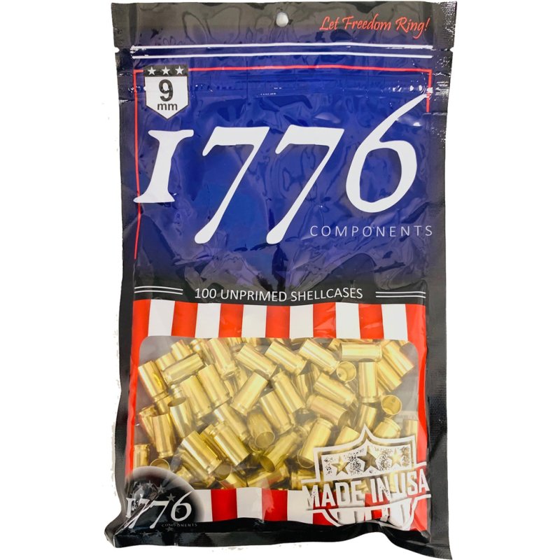1776 USA 177600002 Unprimed Brass Kit 380 ACP/40 S&W/10mm/45 ACP 4000pc