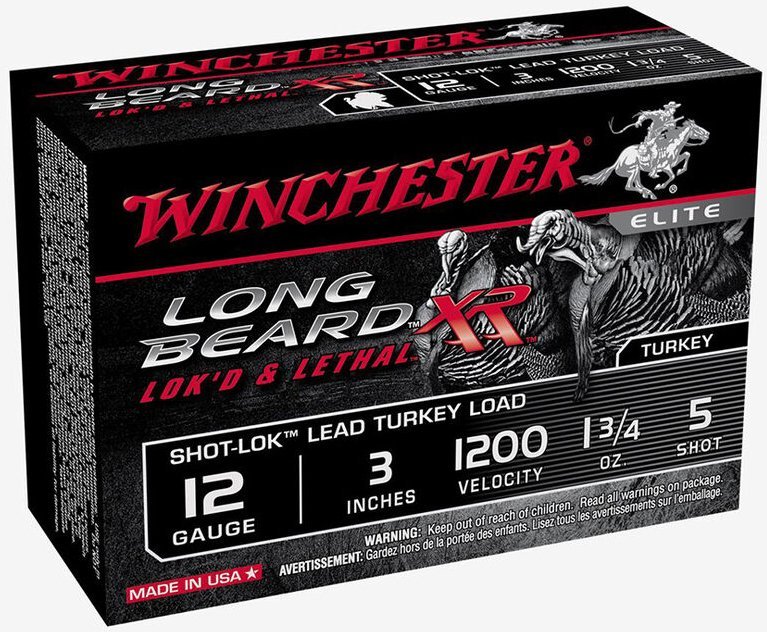 Winchester Long Beard XR Shotgun Ammo 12 ga. 3 in. 1.75 oz. 5 Shot NWTF Anniversary 10rd