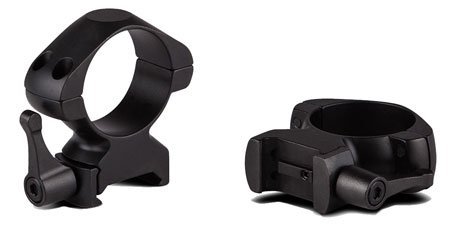 Konus 7406 Steel Rings 1" Quick Release High Matte Black 0 MOA