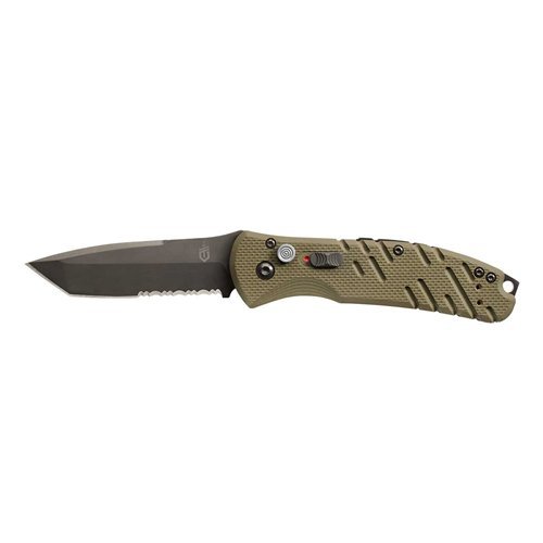 Gerber Propel Auto ODG Black Serrated Pocket Knife - 30-001309