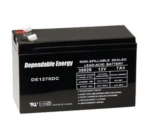 GSM Outdoors American Hunter 12 Volt 7 Amp Rechargeable Battery Black