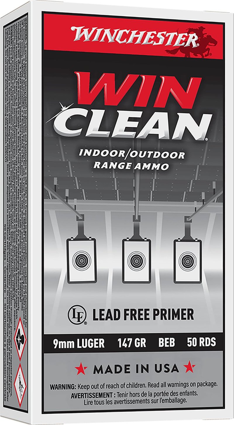 Winchester Ammo WC93 Super X Target 9mm Luger 147 gr Winclean Brass Enclosed Base 50 Per Box/ 10 Cs