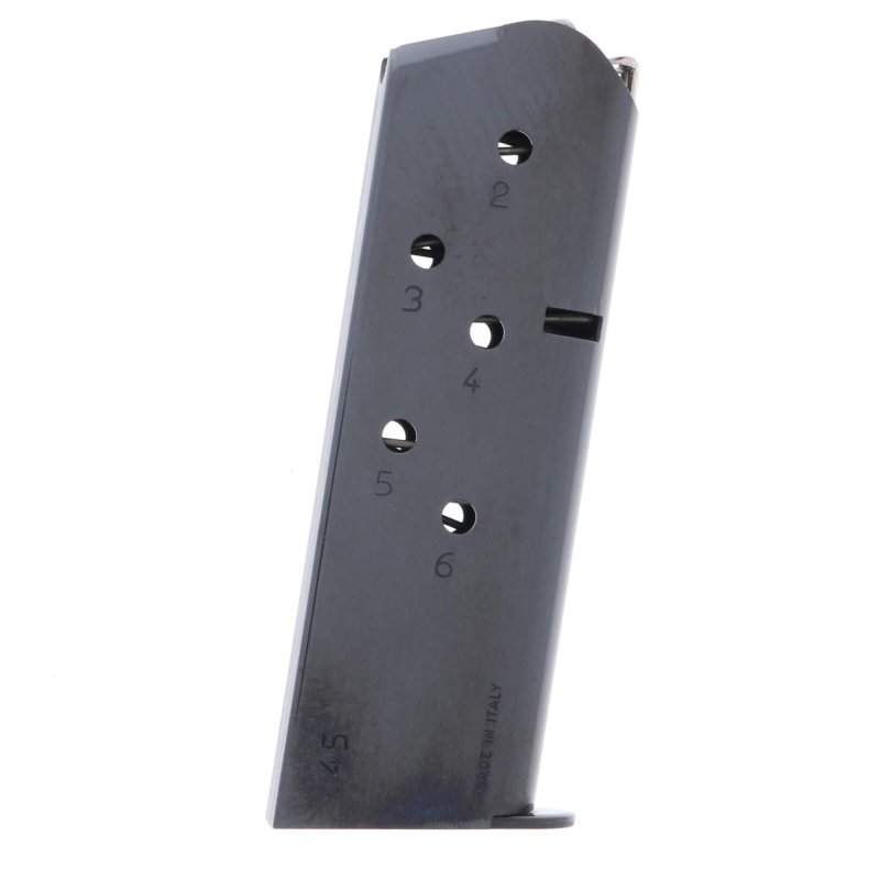 Taurus 1911 Officer Magazine .45 ACP 6 Rounds Black Metal