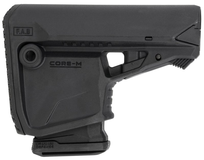 FAB Defense FXGLCOREMAGB GL-Core M AR-15 Buttstock w/Mag Carrier Black