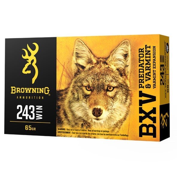 Browning BXV Predator & Varmint 243 Win 65 gr Polymer Tip