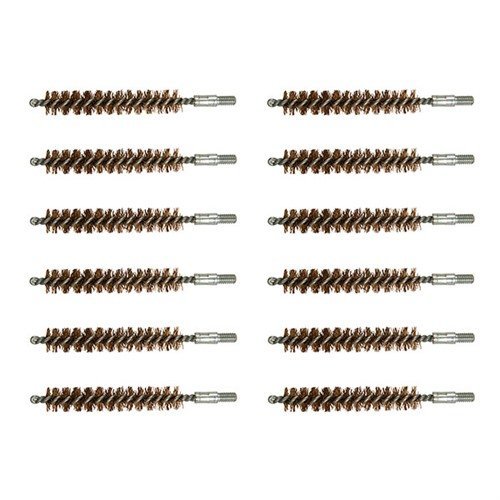 Brownells Double-Tuff Bronze Rifle Brush 375 Caliber 12 Pack