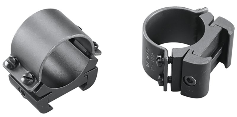 Weaver 49143 Sure Grip Rings 1 Inch Medium Matte Black Windage Adjustable