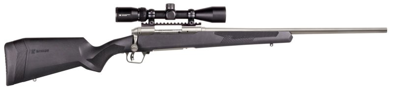 Savage Arms 58133 110 Hog Hunter 400 Legend 4+1 18" Threaded Carbon Steel, Black Barrel/Rec, OD Green Synthetic AccuFit Stock, AccuTrigger, Adj. Iron Sights