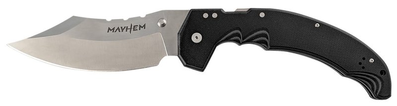 Cold Steel CSFL60DPLM Mayhem 6" Folding Clip Point Modified Cleaver Pla...