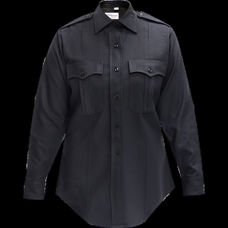 Flying Cross Deluxe Tropical Women's Long Sleeve Shirt Button-Front
