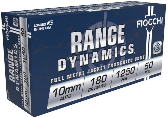 Fiocchi Shooting Dynamics 10mm Auto 180gr FMJ 50ct Pack