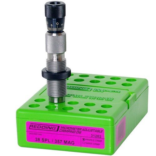 Redding 31282 Adjustable Profile Crimp Die 38 Special/357 Magnum