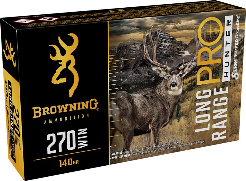 Browning Long Range Pro Hunter 270 WINCHESTER 140gr Sierra Tipped GameKing