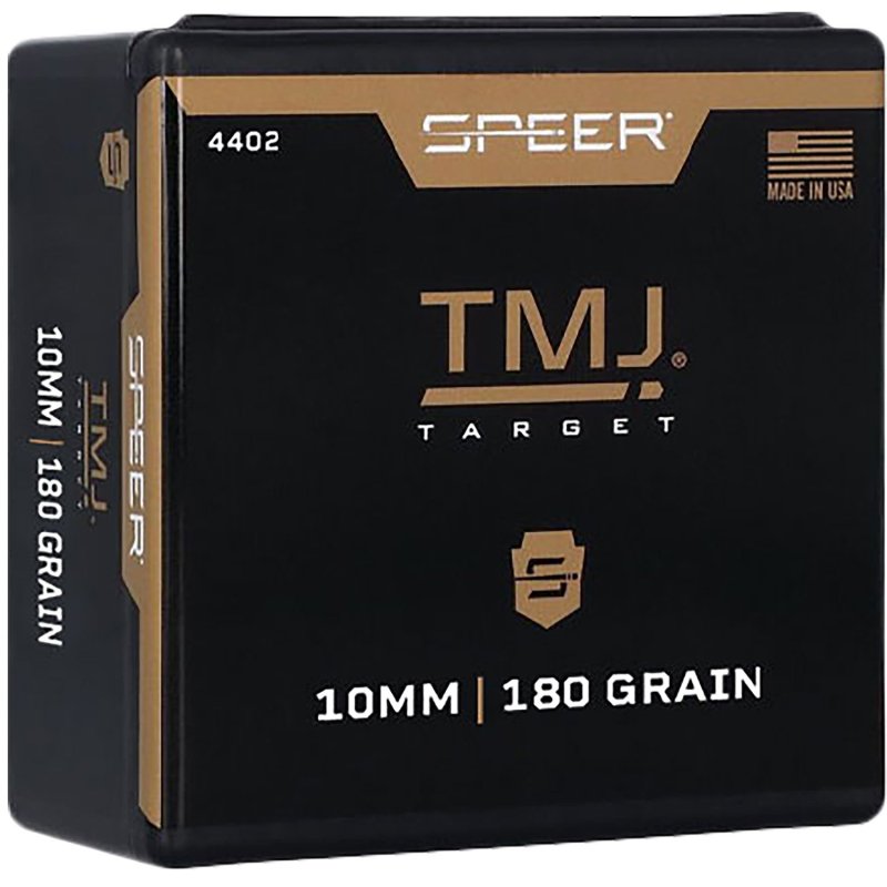 Speer 4402 TMJ 10mm 40 Cal 180gr Total Metal Jacket 100/Box