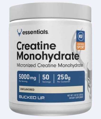 Bucked Up 2502101 Creatine Monohydrate Unflavored 50 Servings