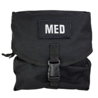 Elite First Aid M3 Medic Kit FA108B-FAK Tri-Fold Black Medical Pouch