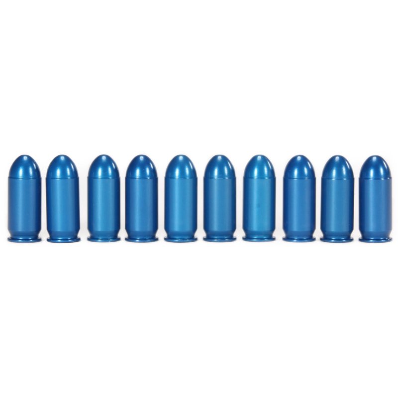A-Zoom 15315 Precision Machined Aluminum Snap Caps 45 ACP 10-Pack Blue