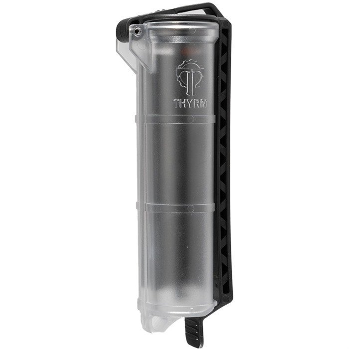 Thyrm LLC CELLVAULT XL BATTERY STORAGE FOR AAACR123 & 18650 CLEAR/BLK