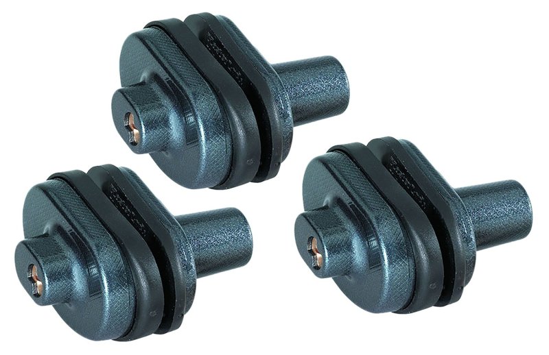 Master Lock 90TRISPT Trigger Lock 3-Pack Keyed Alike Steel/Zinc Gray