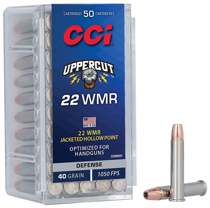 CCI 22WMRUP 22 WMR 40gr Jacketed Hollow Point 50 Rounds per Box
