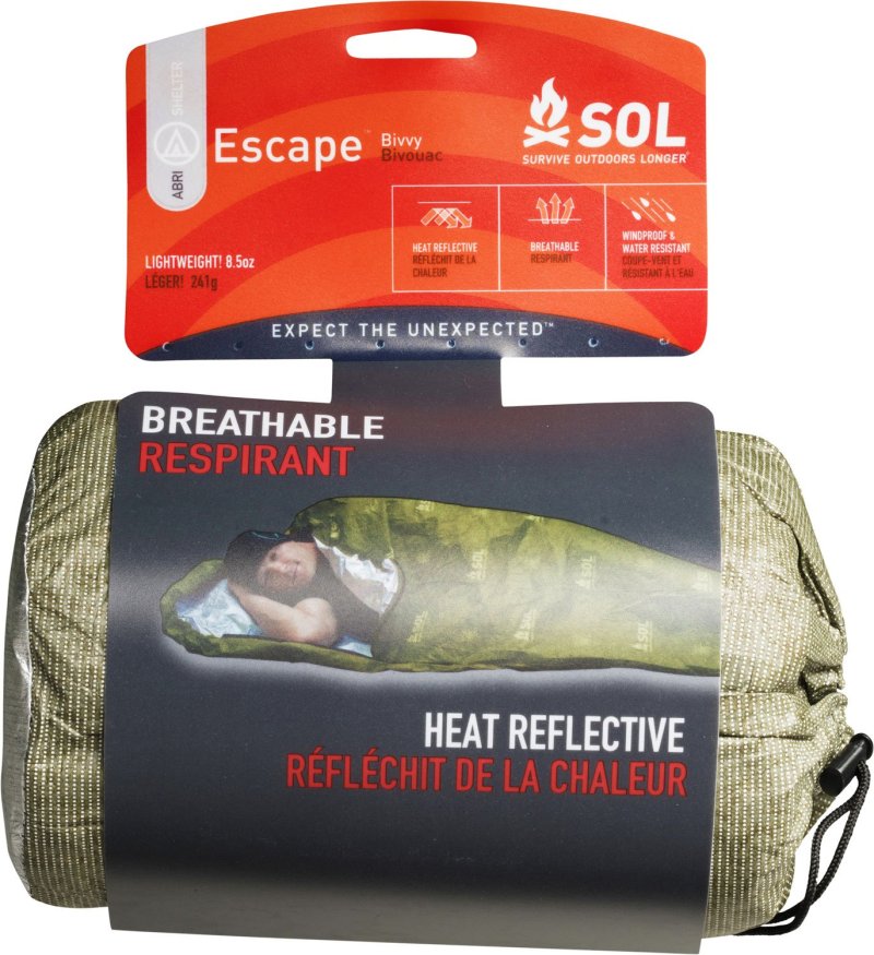 AMK Escape Bivvy OD Green Waterproof 84"x31" 8.5oz 1-Person Tent