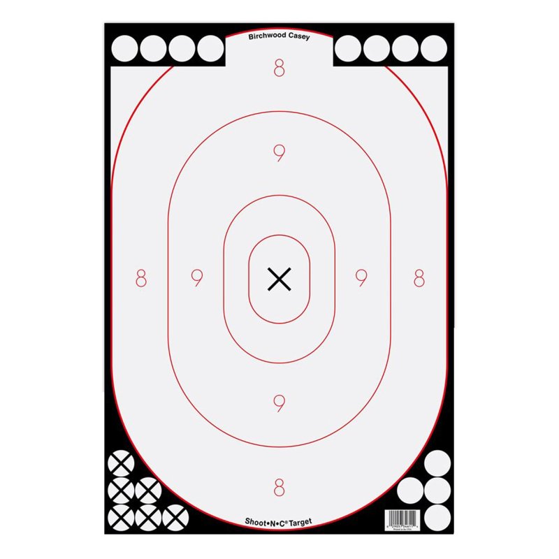 Birchwood Casey Shoot-N-C 12x18 Silhouette Targets 5 Pack