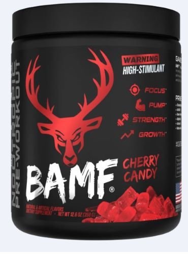 Bucked Up BAMF Cherry Hard Candy Pre Workout 30 Servings